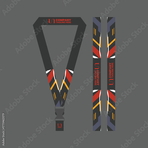 Office and company ID card lanyards 