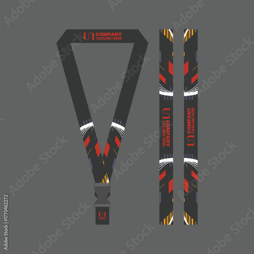 Office and company ID card lanyards 