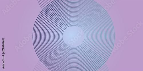 Dark blue dynamic abstract vector background with diagonal lines. 3d business presentation banner cover for sales event evening party. Fast moving circles, soft wave lines and decoration lines. Vector