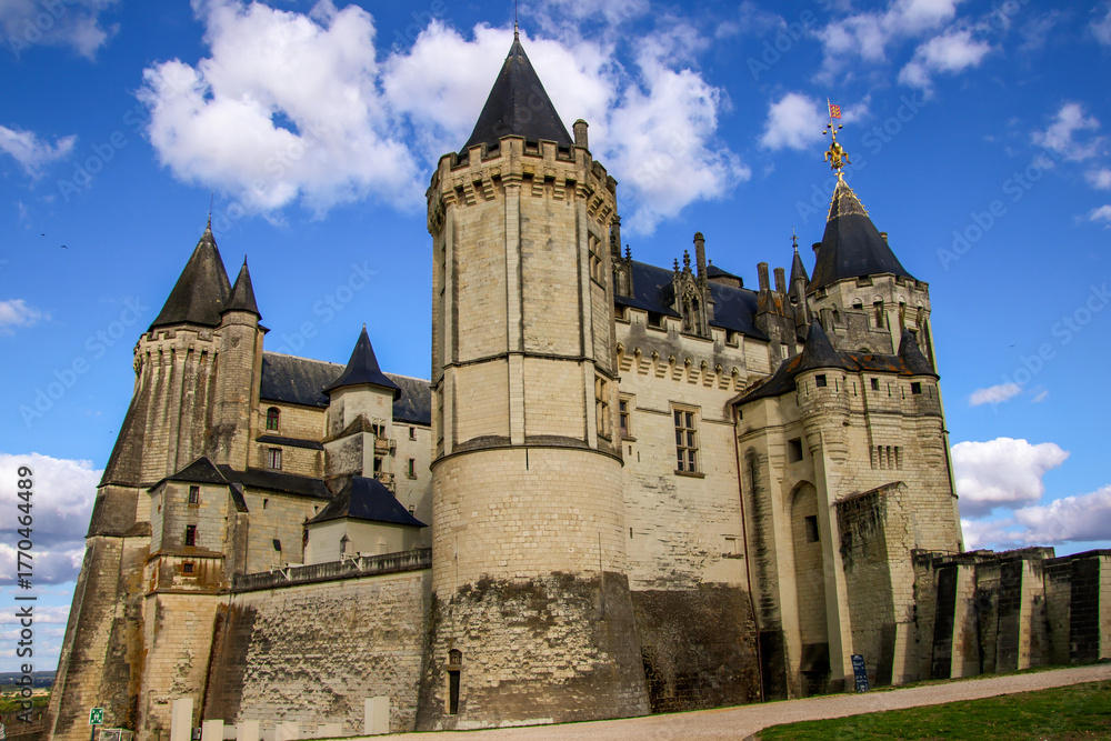 Naklejka premium Château de Saumur