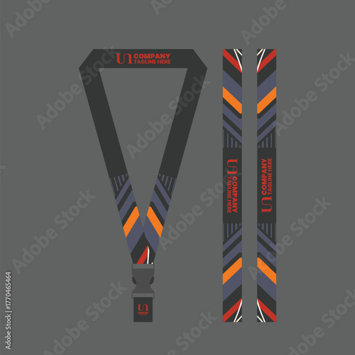 Office and company ID card lanyards 
