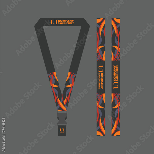 Office and company ID card lanyards 