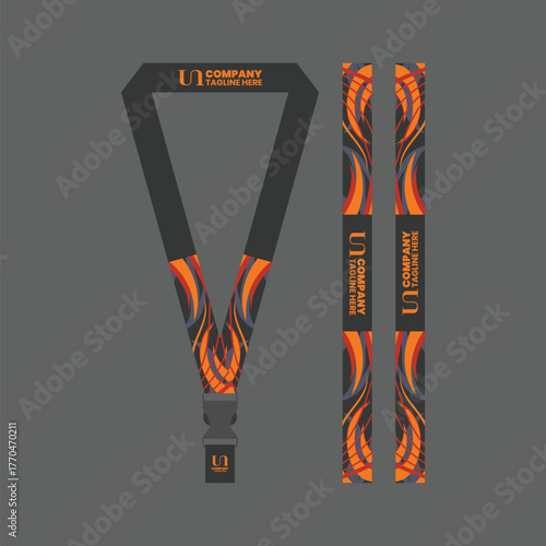 Office and company ID card lanyards 
