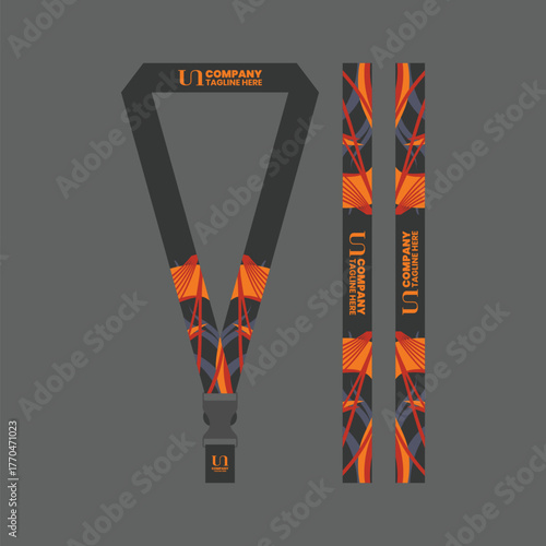Office and company ID card lanyards 