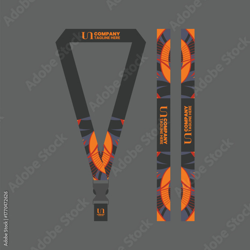 Office and company ID card lanyards 