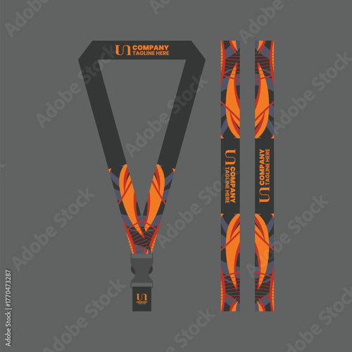 Office and company ID card lanyards 