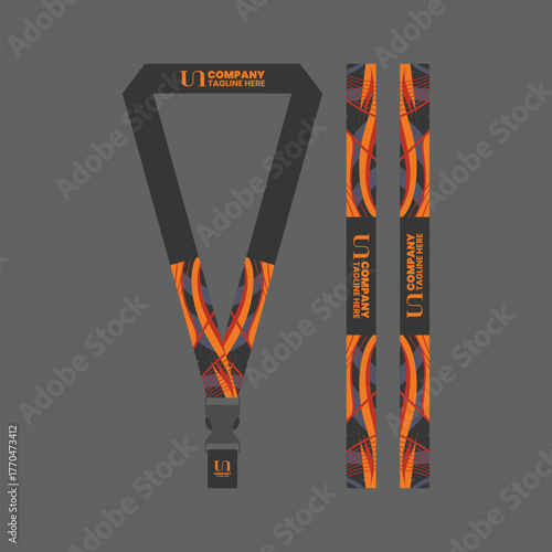 Office and company ID card lanyards 