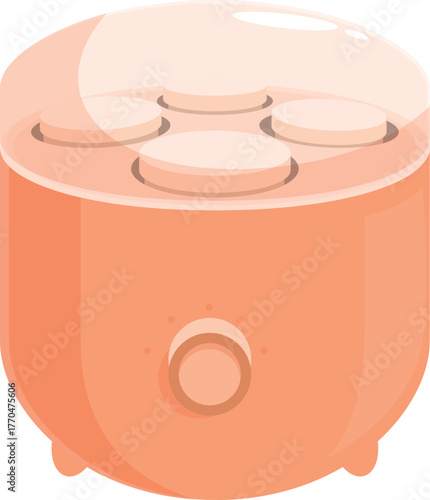 Orange yogurt maker making a creamy and delicious homemade yogurt, perfect for a healthy breakfast or snack