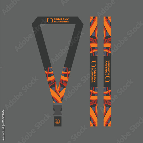 Office and company ID card lanyards 