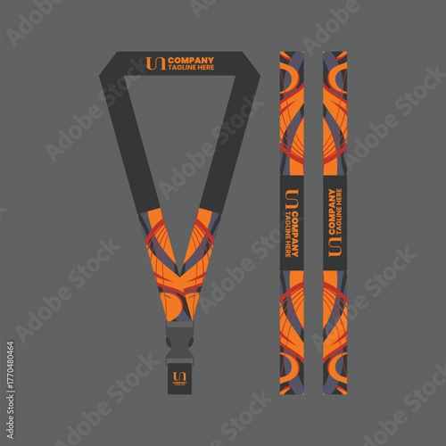 Office and company ID card lanyards 