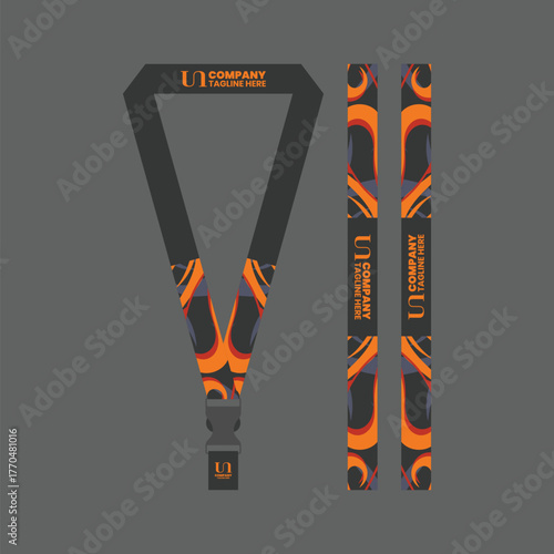 Office and company ID card lanyards 