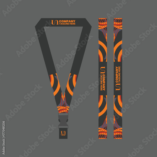 Office and company ID card lanyards 