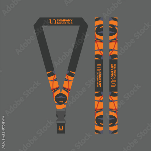 Office and company ID card lanyards 