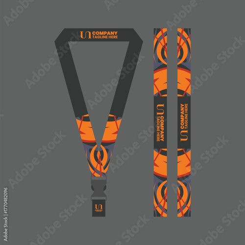 Office and company ID card lanyards 