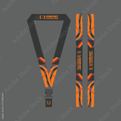 Office and company ID card lanyards 