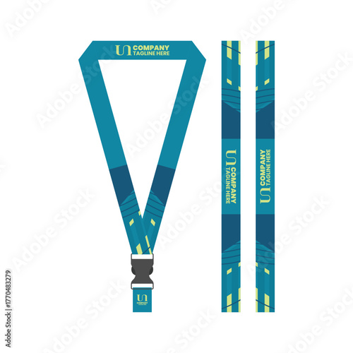 Office and company ID card lanyards 