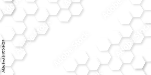 Geometric abstract hexagon technology background.. Abstract honeycomb background.. Vector illustration of hexagons pattern, Creative idea for medical technology or science design.