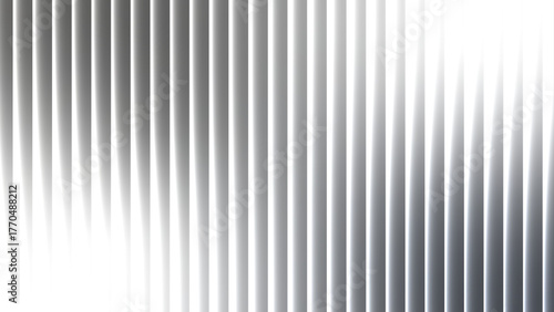 Glass gradient texture with teal and navy ripple pattern and smooth light distortion. Wavy abstract flow, futuristic blur effect, reeded vertical displacement. Vector illustration