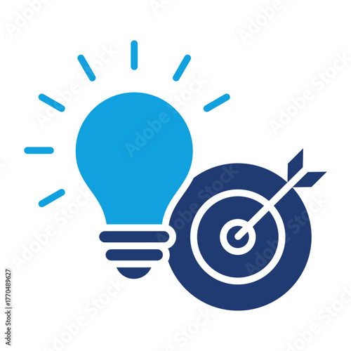 Imagination Flat Blue Icon