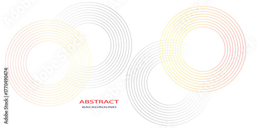 Stunning abstract background with dynamic overlapping circles in vibrant pink and blue offering a modern and professional minimalist touch for your design