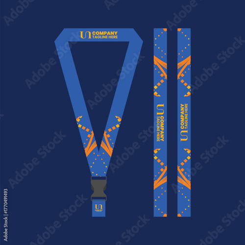 Office and company ID card lanyards 