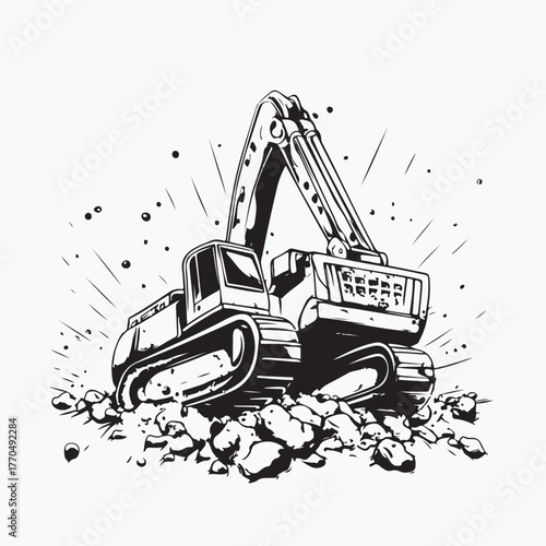 vector excavator