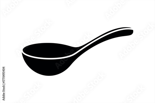Spoon Silhouette Icon