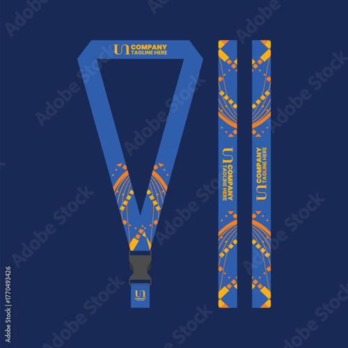 Office and company ID card lanyards 