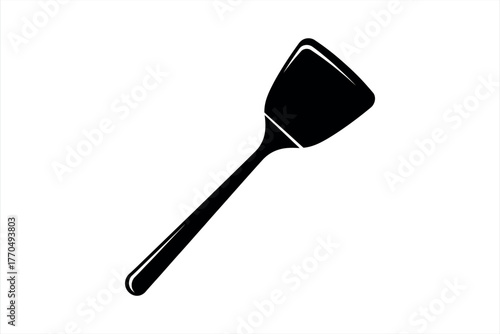 Black Spatula Kitchen Utensil Icon