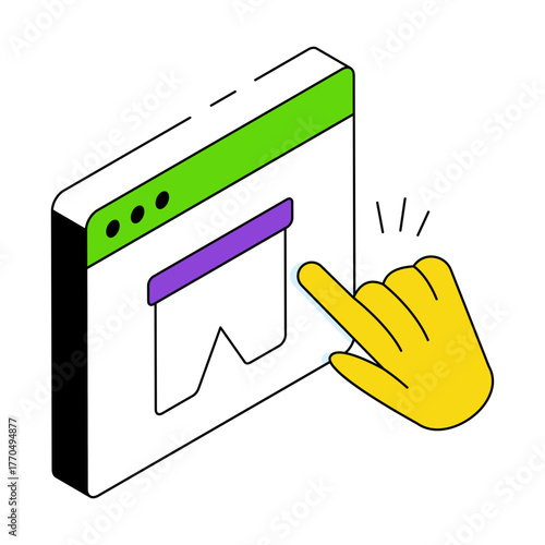 Unique design icon of buy nicker online 