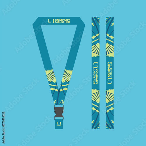 Office and company ID card lanyards 