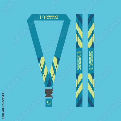 Office and company ID card lanyards 