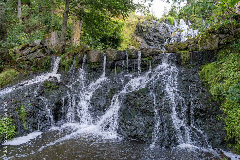 Obraz premium Rottle Vattenfall Waterfall in Sweden