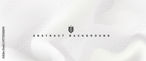 abstract fluid grey and white background. satin background.