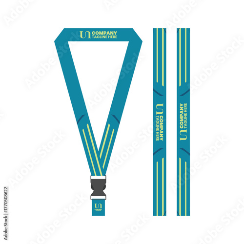 Office and company ID card lanyards 