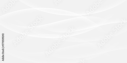 A light gray background with soft wavy lines that looks simple and natural. Vector Illustration