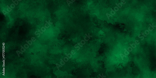 Green textured paper or concrete wall, Elegant dark emerald green background with black, moderate green and very dark green colors, dark green texture surface background,