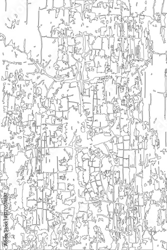 Geometric circuit grid built from interconnected linear segments forming structured angular connections.