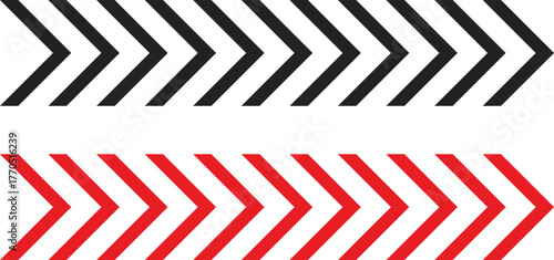 dynamic moving arrow symbol. Pointing right chevron arrow different style. speed direction signs. directional arrows symbol. 