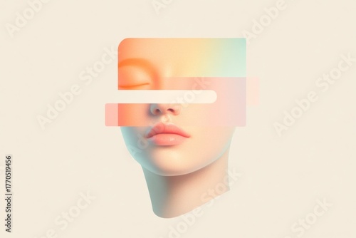 Futuristic ai chatbot icon design with minimalist and abstract elements