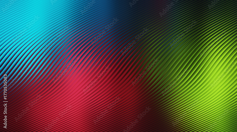Obraz premium Vibrant gradient background with diagonal lines creating a dynamic and eyecatching textured effect for designs