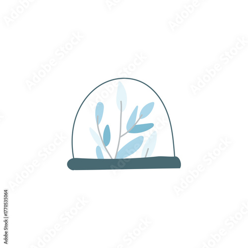 Christmas snow globe gift with falling snowflakes, magical and decorative holiday keepsake.