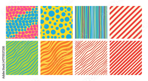 Seamless colorful patterns vector background design for fabric textile wallpaper wrapping paper and decoration