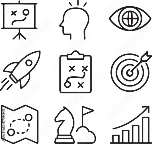 set of icons for web
set of icons
vector illustration of a set of tools