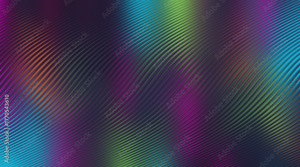 Obraz premium Abstract background with a wavy pattern and blurred colors creating a visually stunning and contemporary design