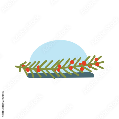 Christmas snow globe gift with falling snowflakes, magical and decorative holiday keepsake.