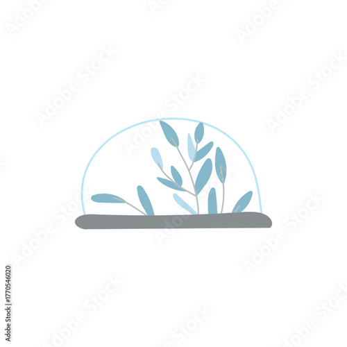 Christmas snow globe gift with falling snowflakes, magical and decorative holiday keepsake.