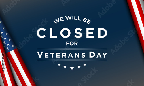 Veterans Day Background Design.