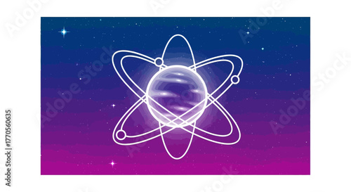 Atomic Structure Illustration Exploring the Fundamentals of Science