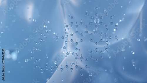 Wallpaper Mural echinocandin b molecular structure, 3d model molecule, antifungal drug structural chemical formula view from a microscope Torontodigital.ca